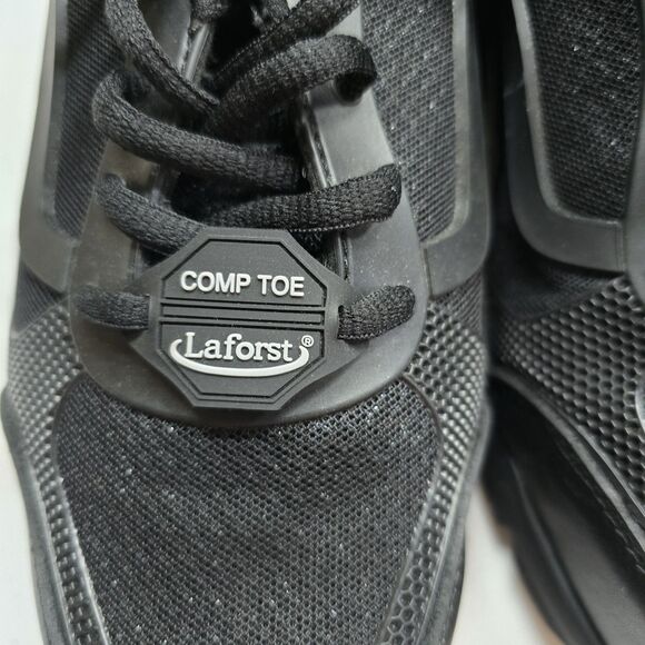 Laforst 5238-10 Comp Toe Slip Oil Resistant Black Grip Work Safety Shoes 10 EUC main image 8